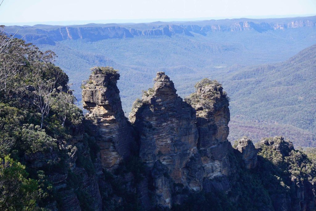 Die bekannteste Sehenswürdigkeit in den Blue Mountains