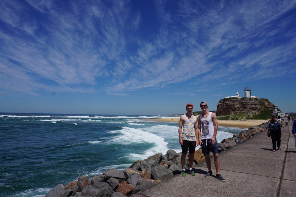 Ich links, SIlas rechts wie unschwer zu erkennen ist