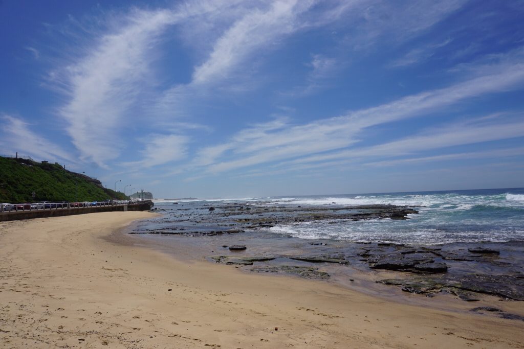 Einer von vielen Stränden Newcastles