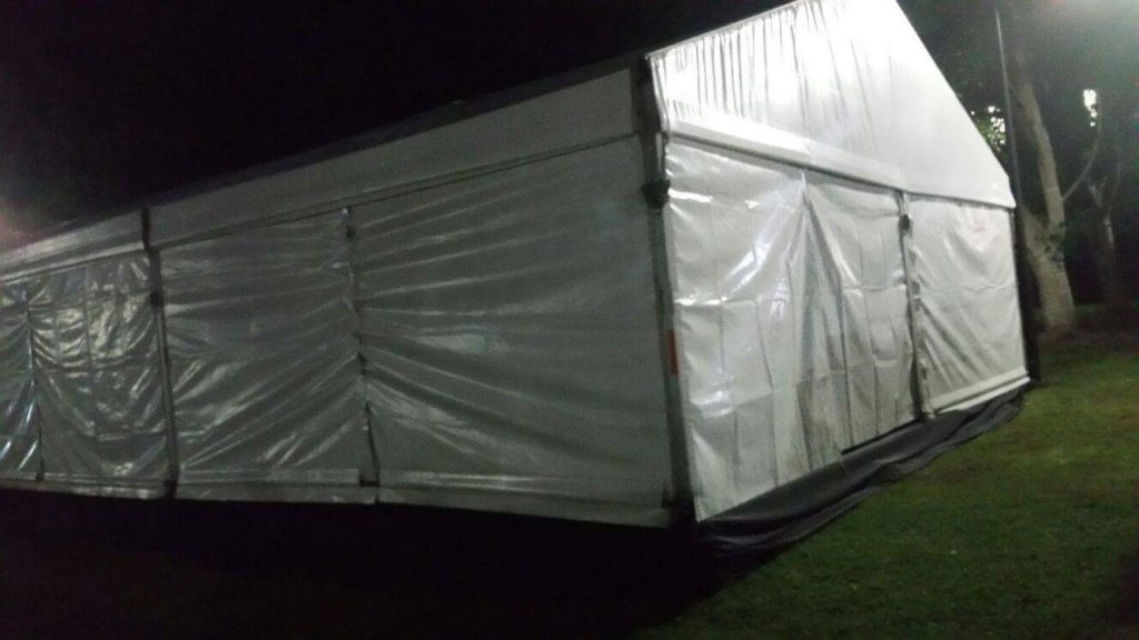 ...am Abend stand es dann.