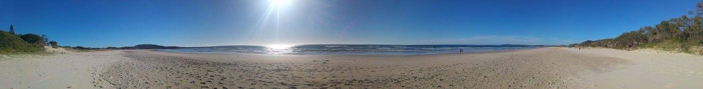 Panorama vom Pippis-Beach (Dort wo es die Delphine zu sehen gab)