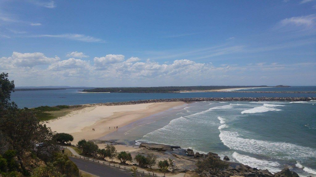 Das ist Turners-Beach, dort wo ich surfen war 