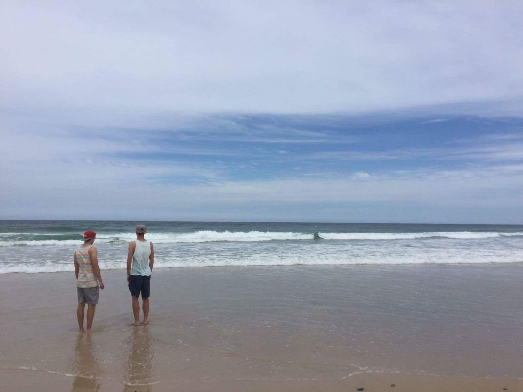 Ich und SIlas am Pippis-Beach