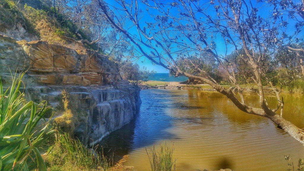 Die Green Pools (Teil von Shanes Tour), von links oben sind wir dann auch gesprungen