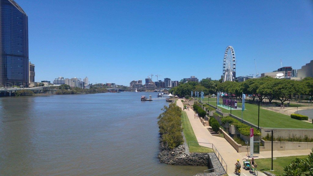Ausblick auf "Southbank" - so ziemlich das schönste Viertel