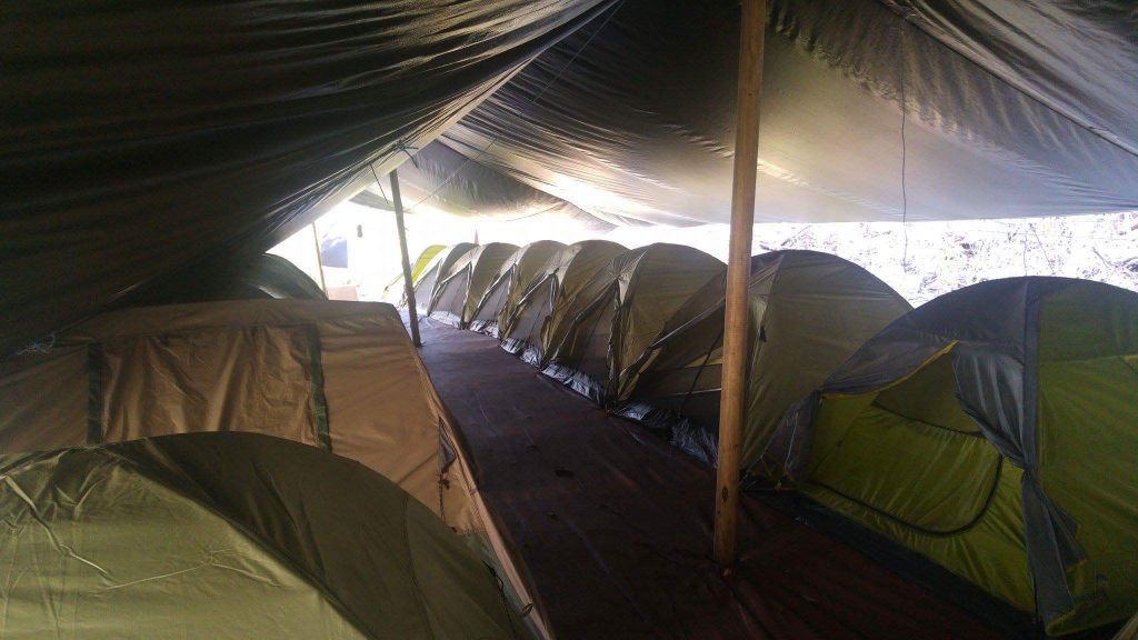 So habe ich dann dort meine Nächte verbracht 