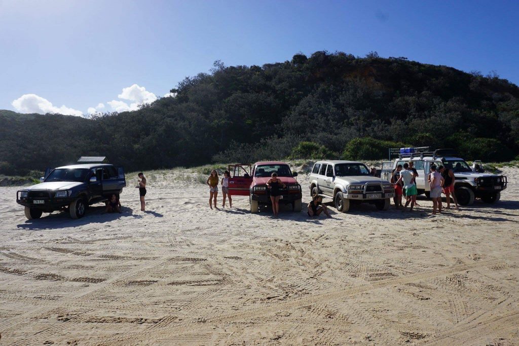 Das waren alle 4 Autos der Gruppe 